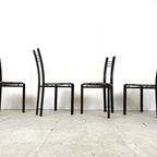 Post Modern Dining Chairs, 1980s Set Of 4 thumbnail 5