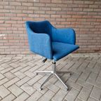 Retro Bureaustoel Verstelbaar Draaibare Stoel Draaistoel thumbnail 7