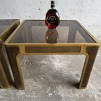 Solid Bronze Side Tables By Peter Van Heeck, Belgium, 1970S thumbnail 3