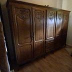 Vintage/antieke Queen Anne Kledingkast 2.54 X 1.85 X 0.54 M thumbnail 4