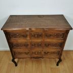 Vintage Queen Ann Ladekastje, Commode Dressoir Ladekast Badkamermeubel 106 thumbnail 5