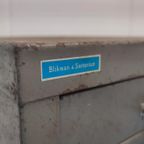 Vintage Industriële Metalen Ladekast Ladenkast Metaal thumbnail 6