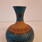 Vintage Terracotta Vaasje Kitsch Retro Vaas Keramirk thumbnail 5