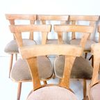 Partij 19 Vintage Houten Eetkamerstoelen thumbnail 12