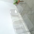 Design Plexiglas Stapelbare Stoelen Trono By Sottsass Associati 2005 Segis Italy thumbnail 14
