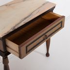 Italian Mid-century Pair Of Nightstands, 1950’s thumbnail 7