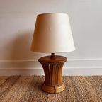 Mid Century Bamboe Rotan Italiaans Design Lampvoet Vintage thumbnail 14