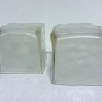Set Vintage IKEA Iviken ‘melting Ice Cube’ Tafellampen thumbnail 3
