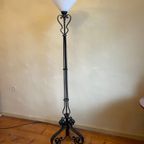 Vloerlamp Schemerlamp Staande Lamp Vintage Jaren 40 Frans thumbnail 6