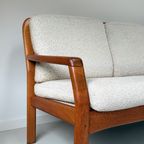 Vintage Teak Houten Bank Van dyrlund thumbnail 7