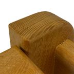 Vintage Minimalistische Eikenhouten Salontafel 80's Design thumbnail 6