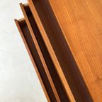 Vintage Houten Dressoir / Sideboard Met 2 Deurtjes En 3 Lades thumbnail 14