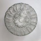 Vintage Plafondlamp Plafonnière Wandlamp Glas Organisch thumbnail 5