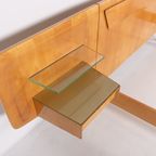 1950’s Mid-century Italian Modern Double Bed Frame From Vittorio Dassi thumbnail 9