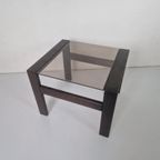 Vintage Rookglas Design Jaren 70 Side Table. thumbnail 2