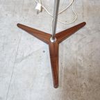 Vintage Teakhouten Vloerlamp Jaren '60 - Goed Werkend thumbnail 3