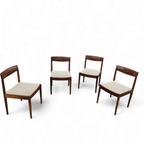 4 X Scandinavian Teak Dining Chairs / 1970s thumbnail 11