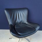 Vintage Design Fauteuil, Hjort Knudsen, Draai Fauteuil Stoel thumbnail 13
