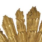 Grote Houten Zonnespiegel Sunburst Butler Xl Spiegel Goud 70Cm thumbnail 5