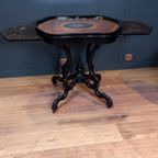 Antieke Wijntafel, Hollands Willem Iii In Horrix Stijl thumbnail 12