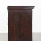 Elegante Vroeg 18e Eeuwse Antieke Engelse Ladekast/ Commode Gemaakt Van Eikenhout Met 5 Lades thumbnail 5