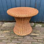 Rotan Jaren Salontafel , Jaren 80 thumbnail 2