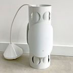 Mid Century Cilinder Hanglamp Met Cirkels, Doria?, Vintage Lamp thumbnail 4