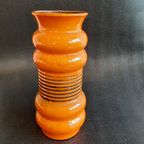 Orange Vase Alfred Klein Ceramic thumbnail 3