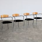 Vintage Stoelen | Eetkamerstoelen | Effezeta | Jaren 80 thumbnail 10