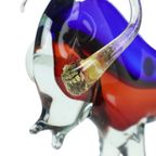 Mid Century Murano Glazen Stier Sculptuur Beeld Somerso Glaskunst thumbnail 4