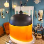 Vintage Peill Putzler Hanglamp Plafondlamp Glas thumbnail 12
