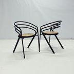 Vintage Italiaanse Buisframe Stoelen Set thumbnail 2