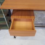 Vintage Bureau Laptop Tafel Smal Bureautje Kinderbureau Balie Werktafel Toonbank thumbnail 3