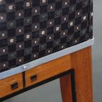 Prachtige Art Deco Set Bestaande Uit Een Eettafel En 4 Eetkamerstoelen Van Schuitema thumbnail 27
