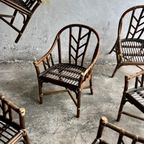 Vintage Rattan Armchairs(6Pcs) From Mcgurie, 1970S thumbnail 12