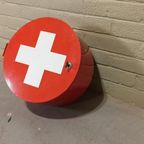 Metalen Medicijnkastje, Rood En Wit thumbnail 11