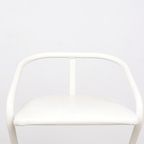 Set Wit Metalen Barstoelen, 1970s thumbnail 6