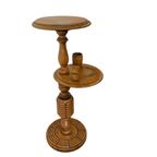 Vintage Houten Etagère Met Dubbele Plateau / Plantentafel thumbnail 3