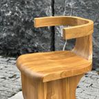 Massief Houten S Shape Stoel (meerdere Stuks In Stock) thumbnail 5