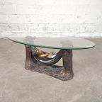 Vintage Bronzen Salontafel Met Kindje thumbnail 3