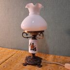 Schattig Brocante Vintage Lampje, Tafellamp, Schemerlamp thumbnail 2