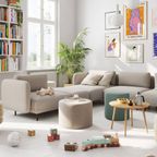 Sofacompany Ellis Voetenbank Planet Grey Green thumbnail 6