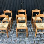 6 Vintage Eetkamerstoelen thumbnail 16