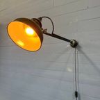 Vroege Rademacher Wandlamp Met Grote Emaille Kap thumbnail 8