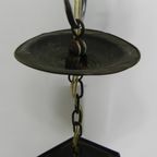 Art Deco Hanglamp Met 6 Glasplaatjes thumbnail 17