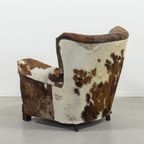 Art Deco Armchair In Cow Skin thumbnail 15