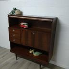 Vintage Midcentury Wandkast | Barkast | Highboard Retro thumbnail 4