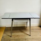 Formica Tafel Vintage Eettafel Incl Formica Stoel Jaren 60 thumbnail 6