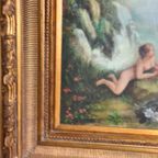 Groot Schilderij Naar "the Abduction Of Europa" Van François Boucher thumbnail 3