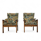 2 X Casala Wingback / Lounge / Armchair In Top Condition / 4 Small Cushions / 1960s thumbnail 17